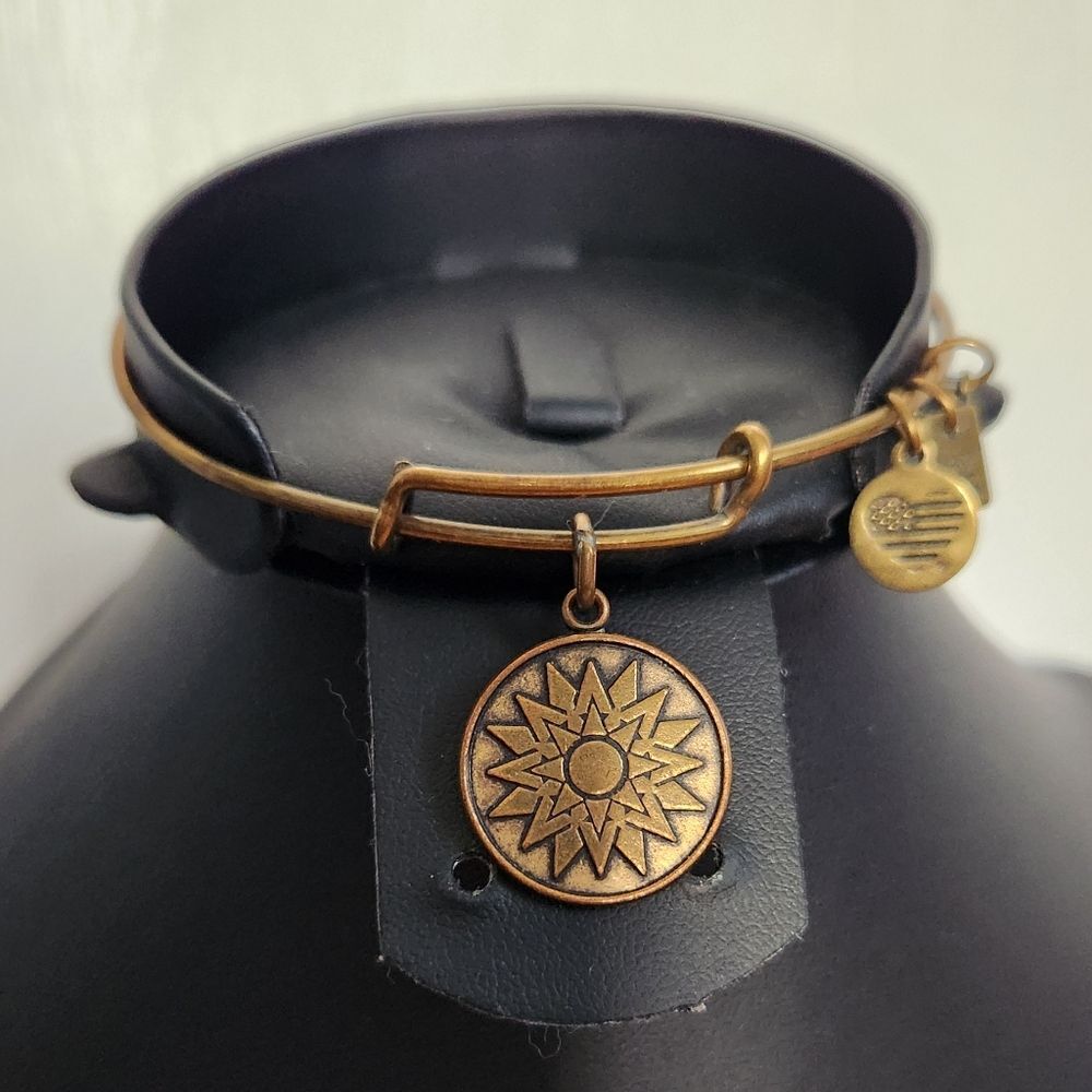 Alex and Ani New Beginnings Sunburst Adjustable Bangle Bracelet
